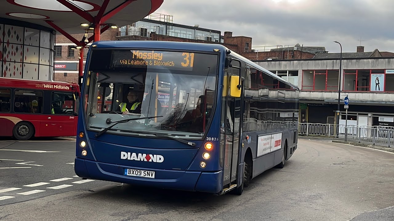 *FAST + NICE ZF* Diamond Buses West Midlands 30826 BX09 SNV Plaxton Centro/Volvo B7RLE Route 35