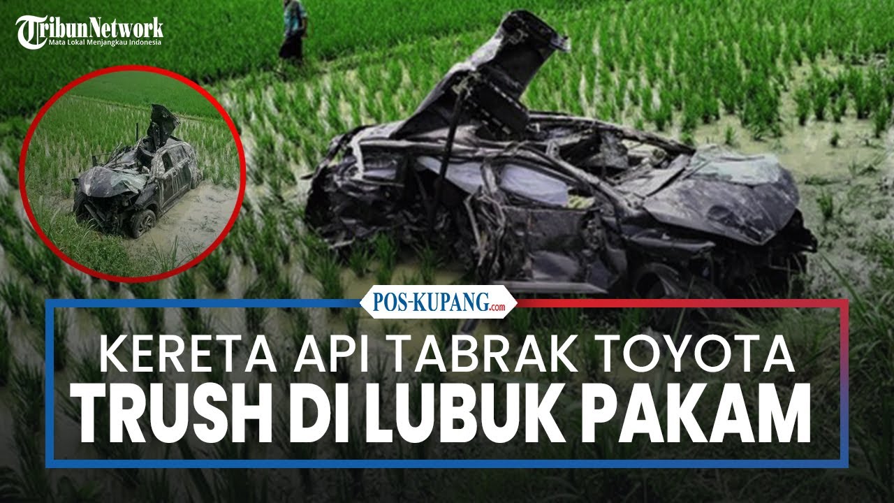Toyota Rush Tertabrak Kereta Api di Lubuk Pakam, 6 Orang Satu Keluarga Tewas