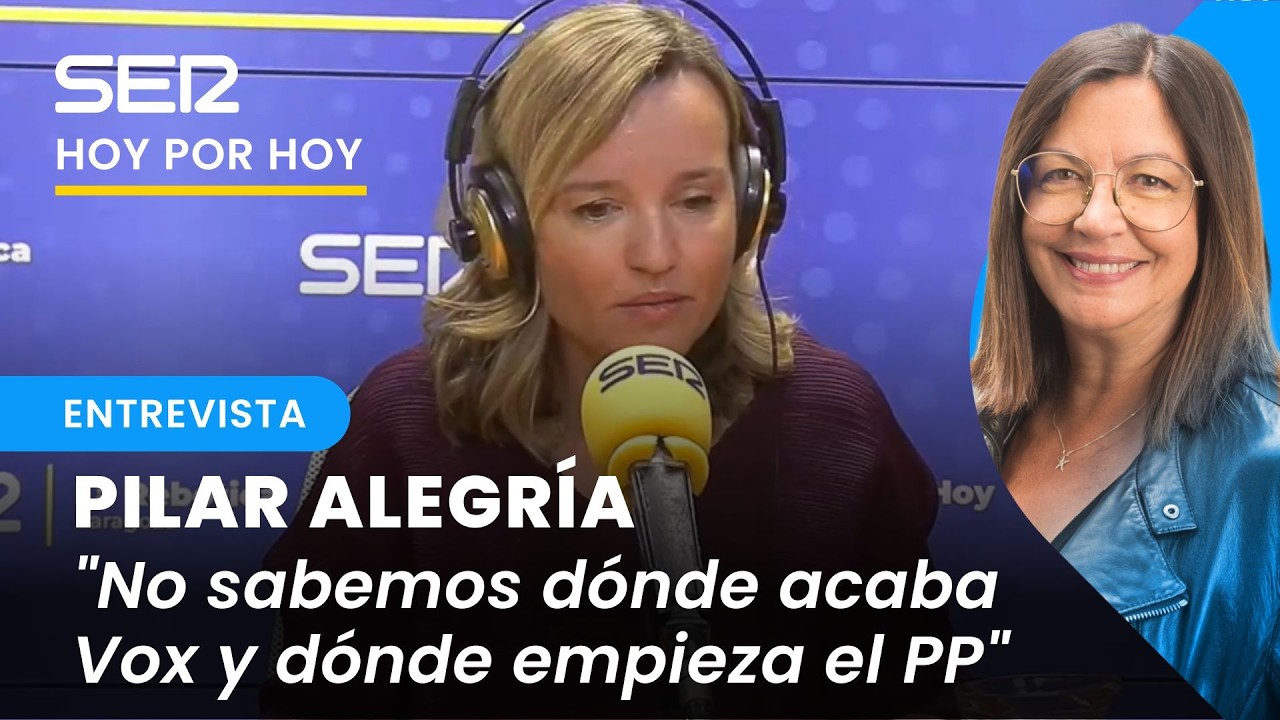 🔴 ÀNGELS BARCELÓ ENTREVISTA A PILAR ALEGRÍA, SECRETARIA GENERAL DEL PSOE EN ARAGÓN