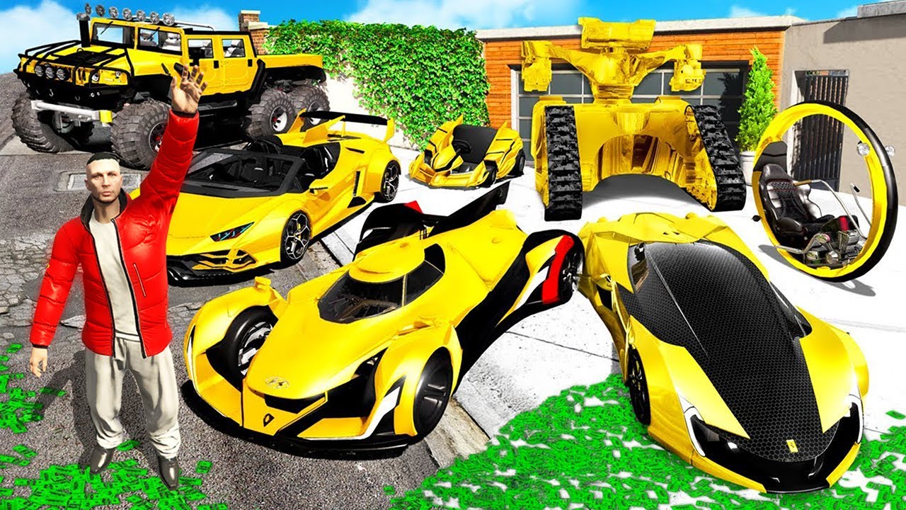 ICH klaue GOLDENE OP AUTOS in GTA 5 RP!