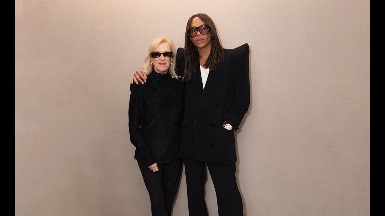 Olivier Rousteing in conversation with Dr. Valerie Steele