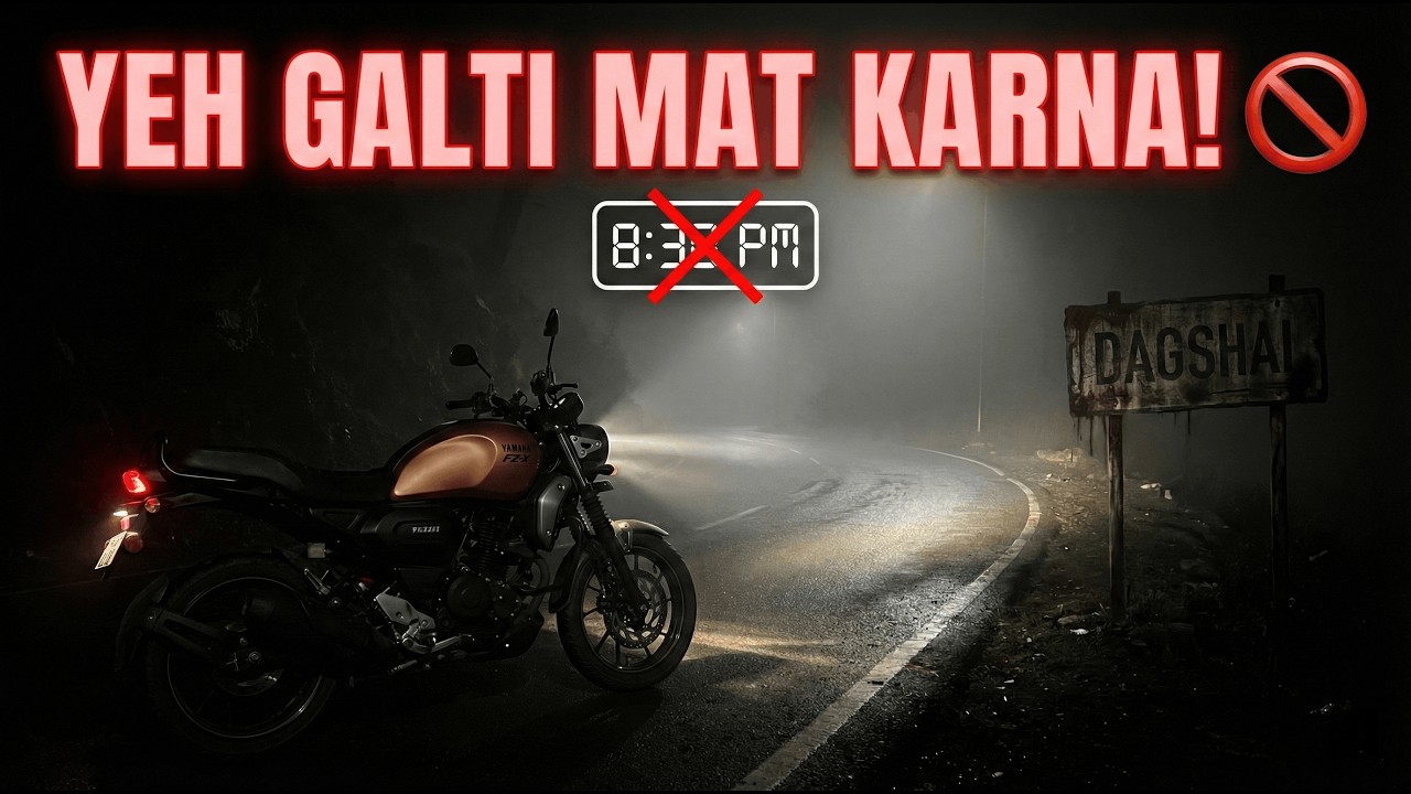FASS GAYE! 😱 Scary Night Ride to Dagshai