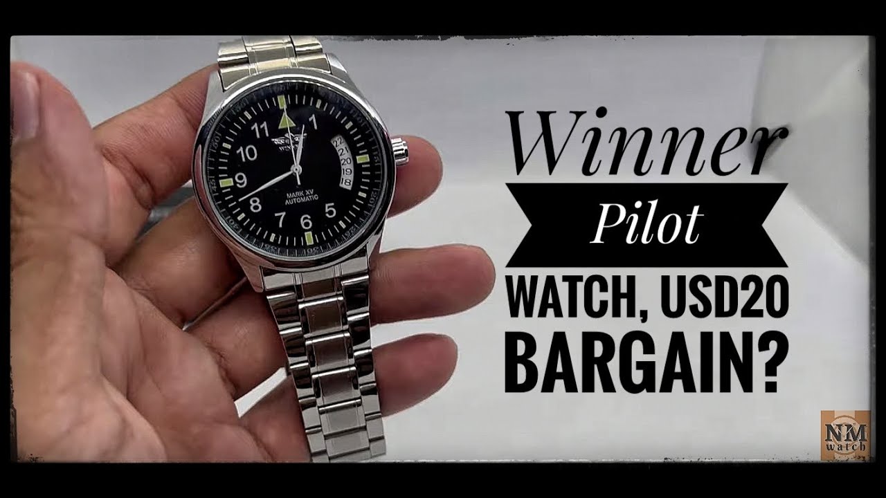 ПОСМОТРИТЕ, прежде чем КУПИТЬ на AliExpress: часы Winner Pilot