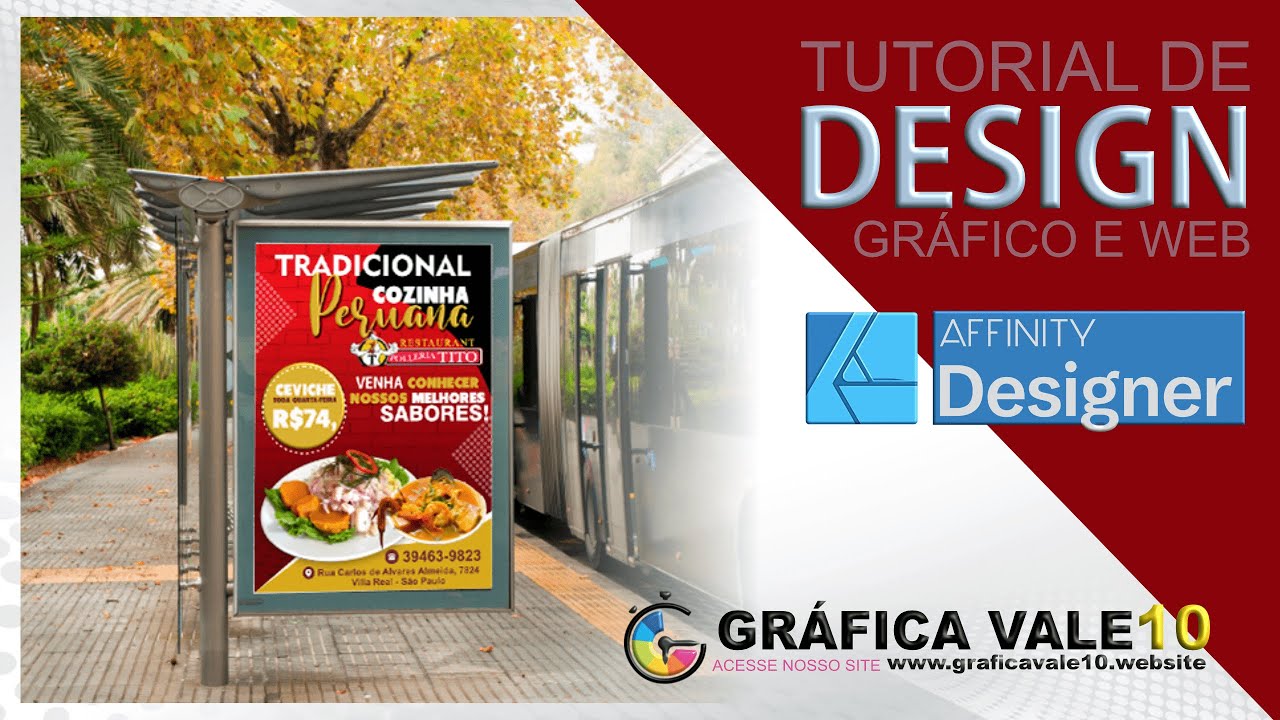 Criar Panfleto Cozinha Tradicional   Affinity Designer