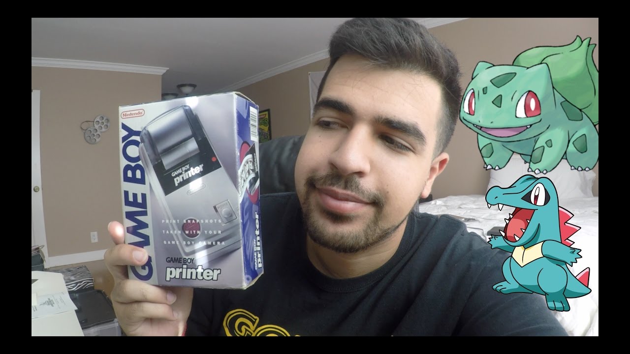 GAMEBOY PRINTER UNBOXING + PRINTING POKEDEX!