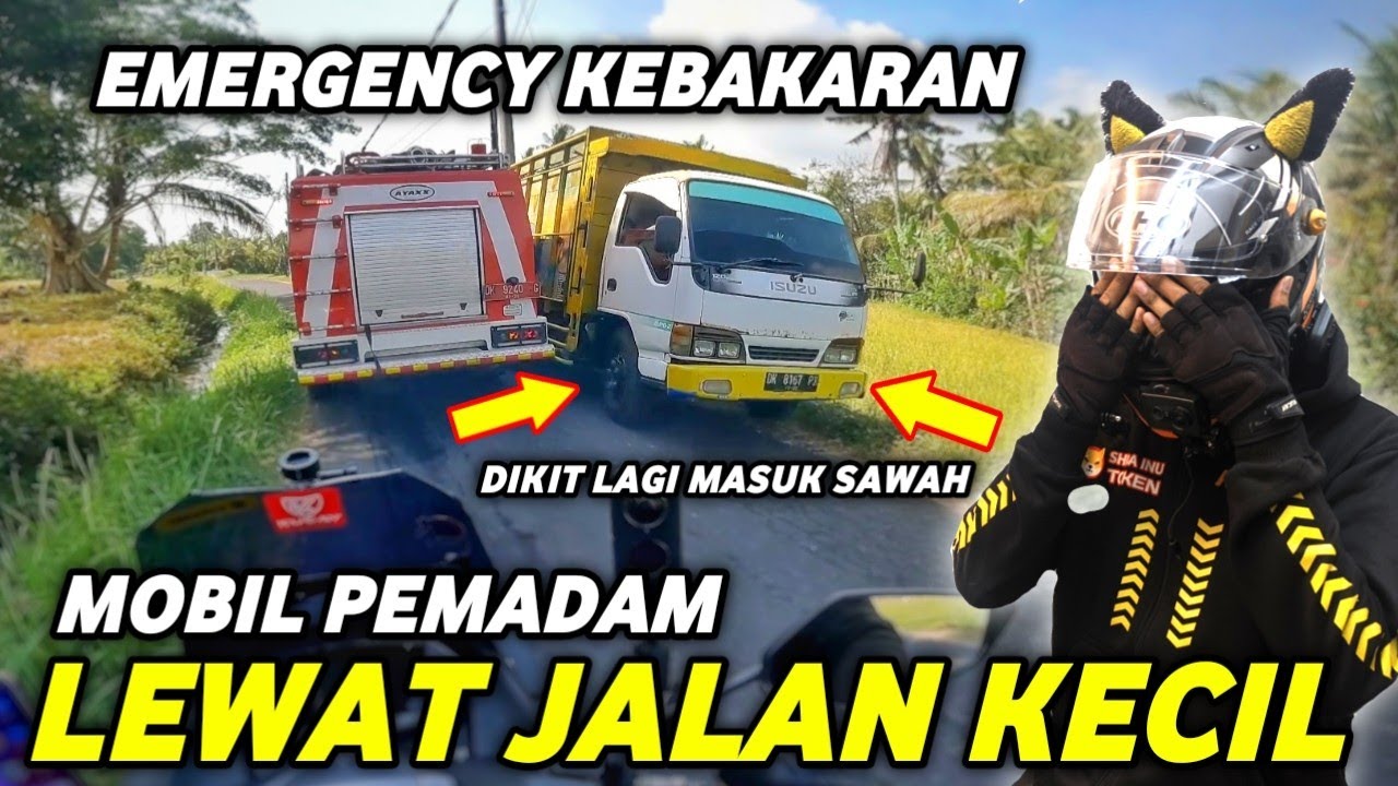 NGEBUT !! NGIKUTIN MOBIL PEMADAM KEBAKARAN