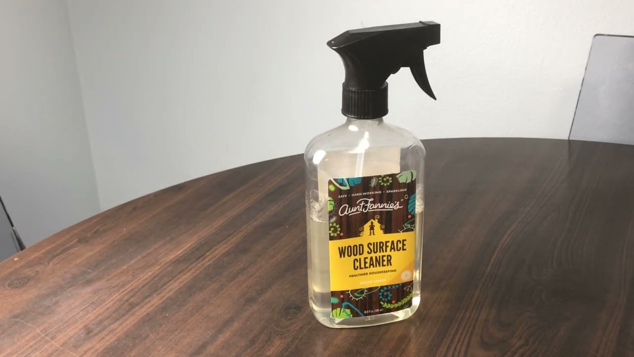 Quick Honest Review of the Aunt Fannie's All-Purpose Wood Spray Cleaner, Lemon, 16.9 Fl Oz
