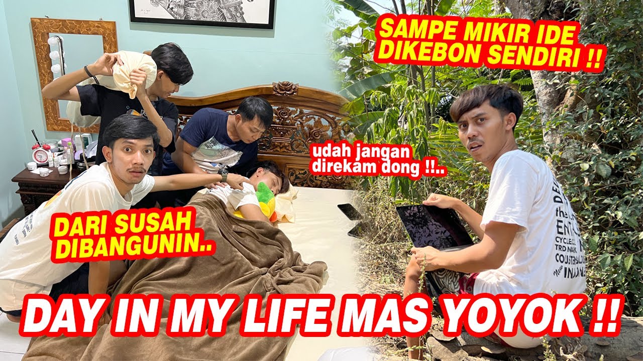 Dari masak sendiri sampai nyari ide di tengah kebon !! KESEHARIAN MAS YOYOK TERNYATA GINI