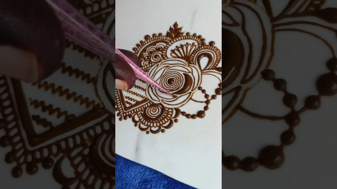 so so relaxing ✨🌹😎💥 special henna design #kmdesigns