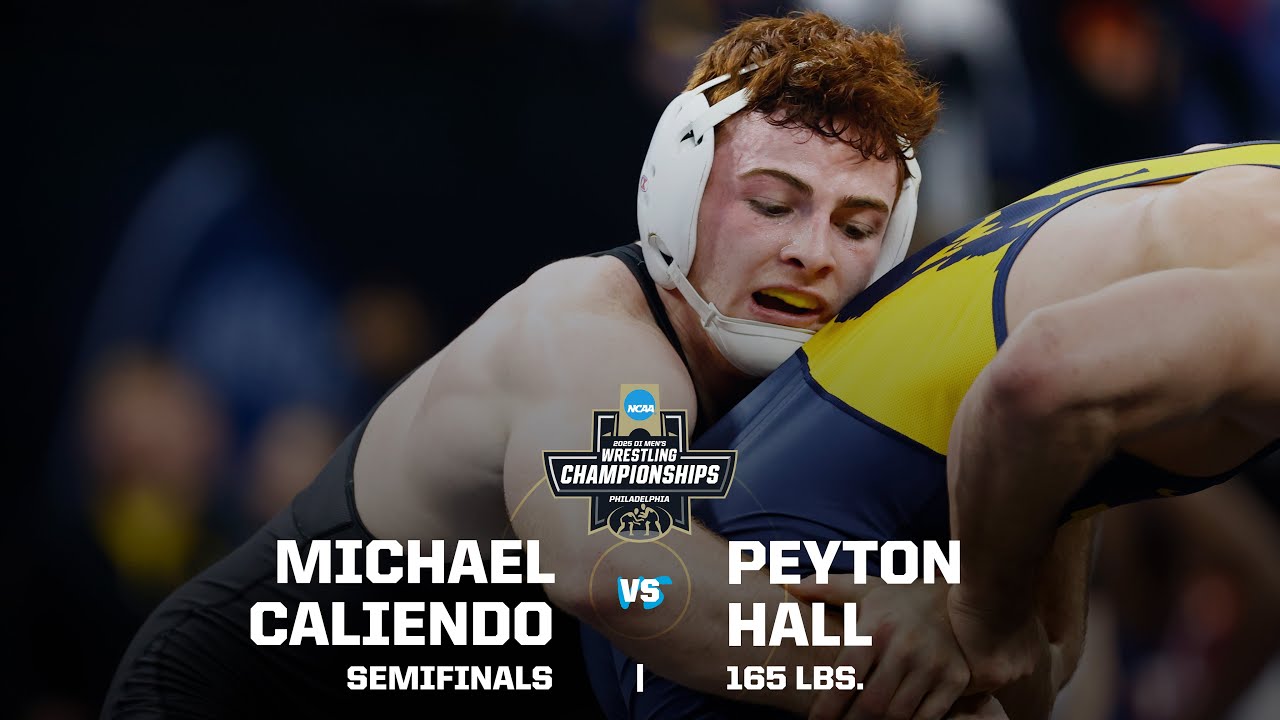 Michael Caliendo vs. Peyton Hall: 2025 NCAA wrestling semifinal (165 pounds)