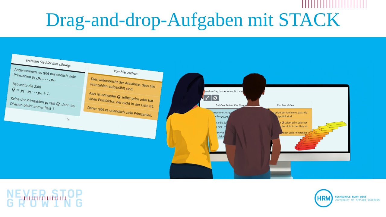 Drag-and-drop-Aufgaben mit STACK | Tutorial zum mathematischen Aufgabentool STACK