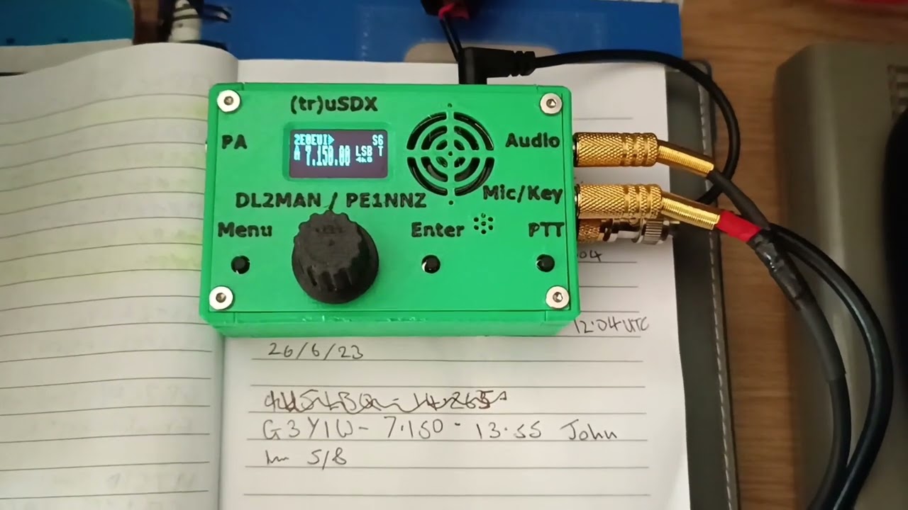 QRP Fun with the Tr usdx