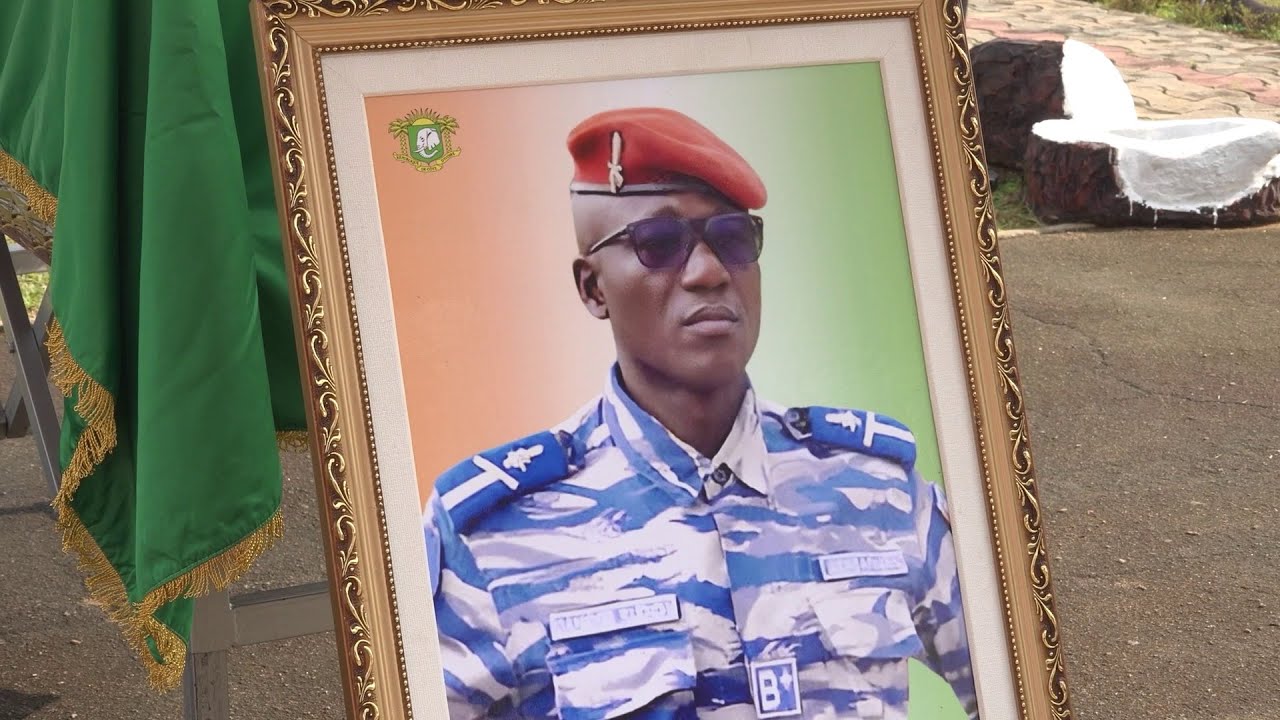 Hommage national au sous-lieutenant de Gendarmerie Lacina Daniogo, tombé au champ d’honneur