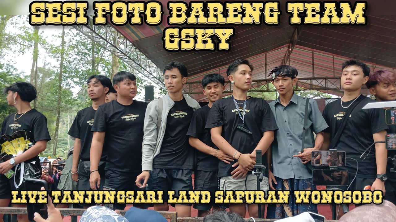 MERIAH SESI FOTO BARENG TEAM LIVE TANJUNGSARI LAND SAPURAN WONOSOBO