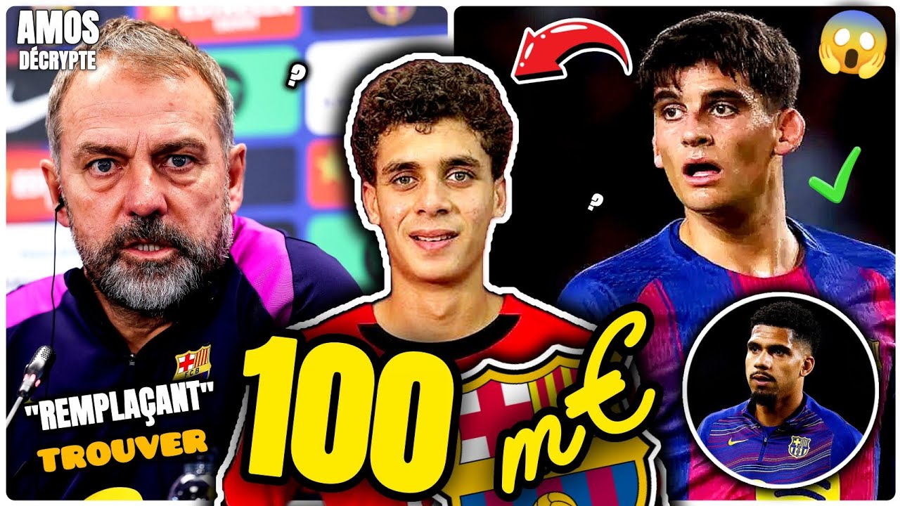 🚨HAMZA ABDELKARIM AU BARÇA POUR 100M€, GÉRARD MARTIN VEUX REMPLACER ARAUJO !😱
