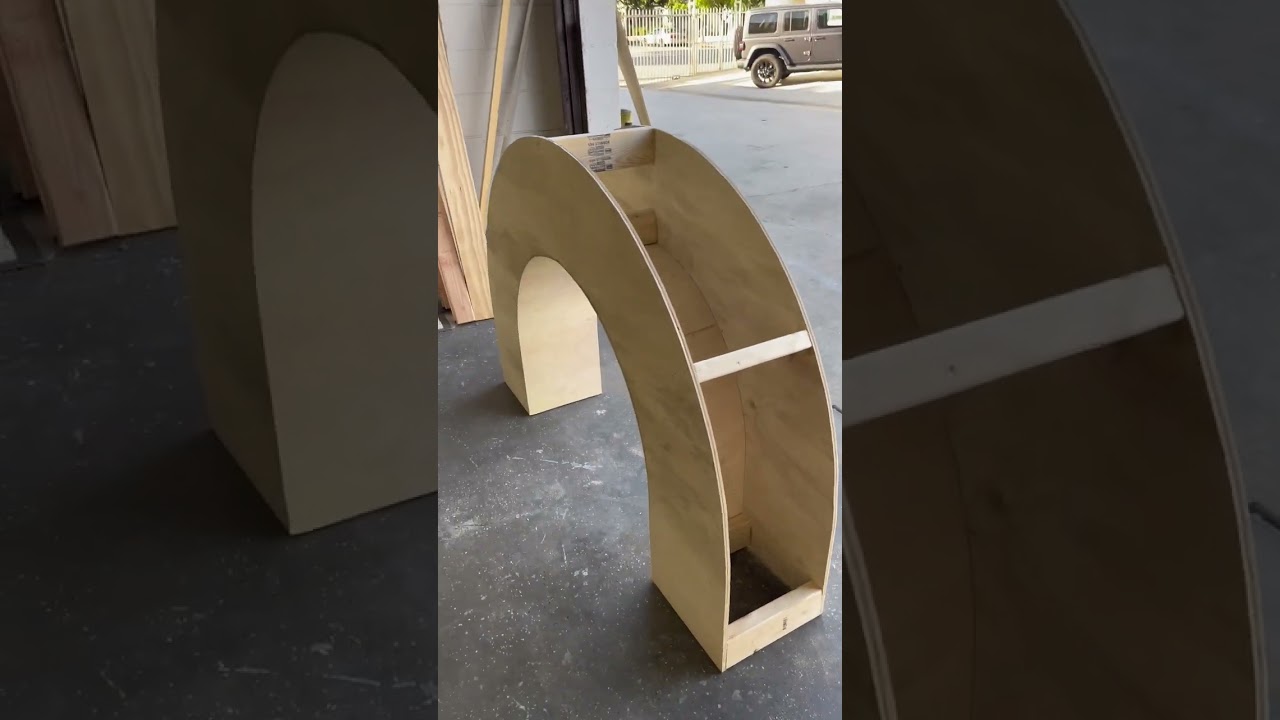 DIY Arch Party Backdrop for Birthdays, Baby Showers, Weddings and Other Special Events - Wood Work