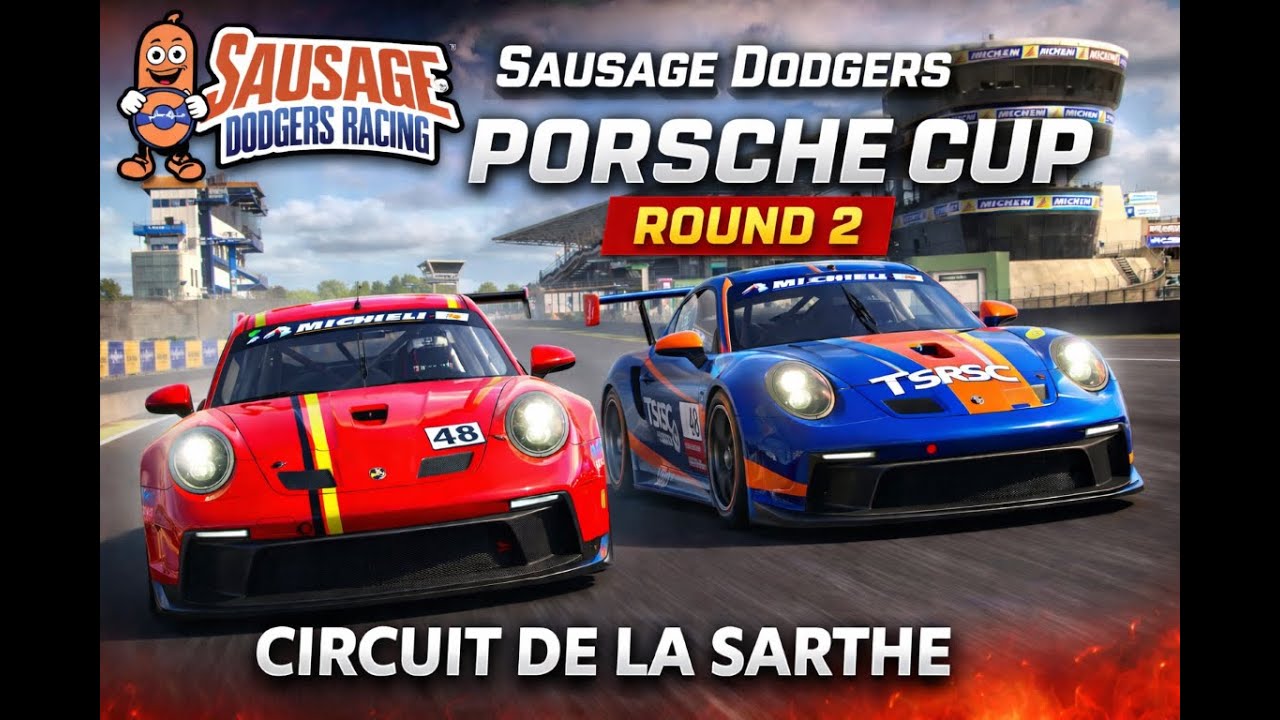 Sausage Dodgers Porsche Cup - Round 2 - Circuit de la Sarthe