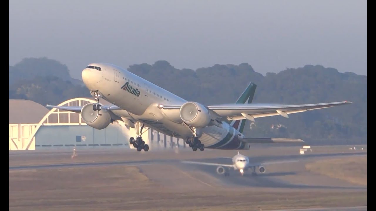 Addio (Adeus) ALITALIA... Grazie (Obrigado) - Aeroporto de Guarulhos