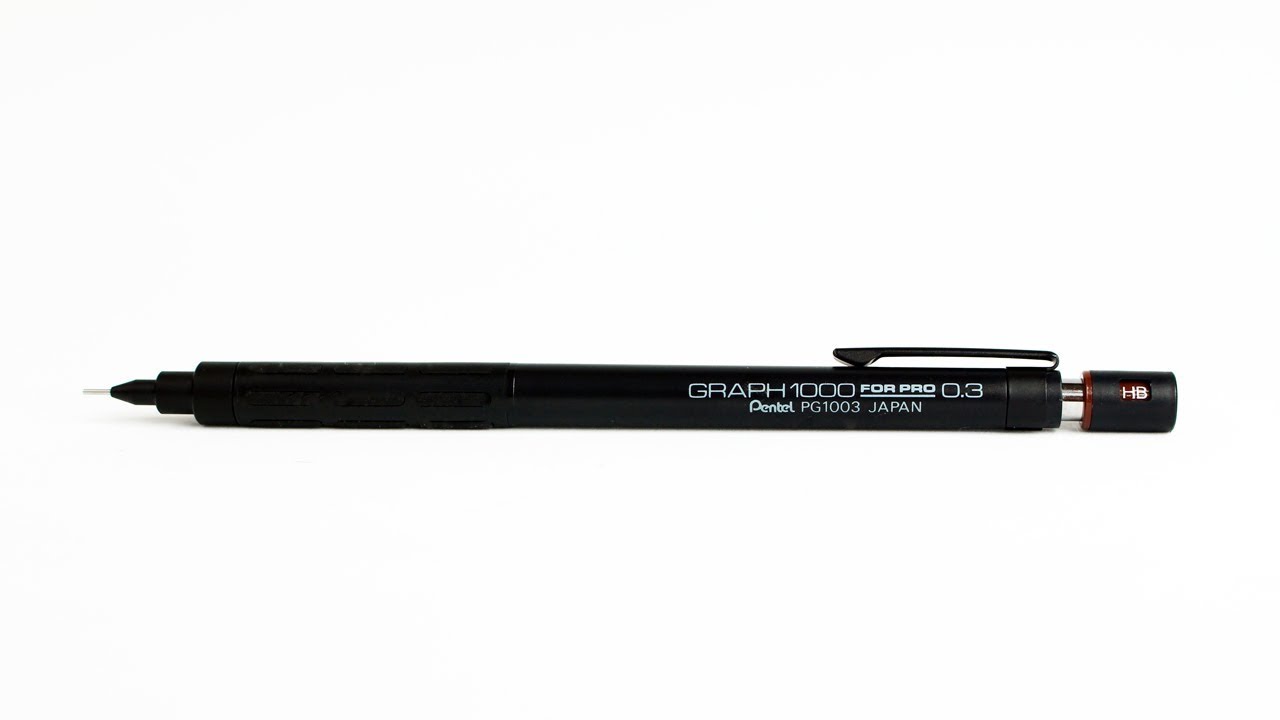 Portaminas Pentel Graph 1000 FOR PRO, revisión por Grafito Comité.