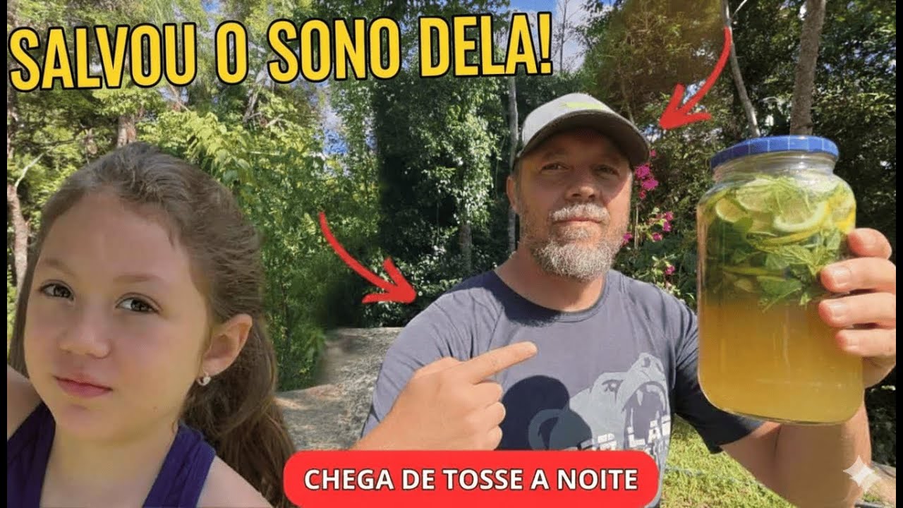 XAROPE NATURAL para Tosse Noturna e Imunidade: O segredo que aprendemos na roça!