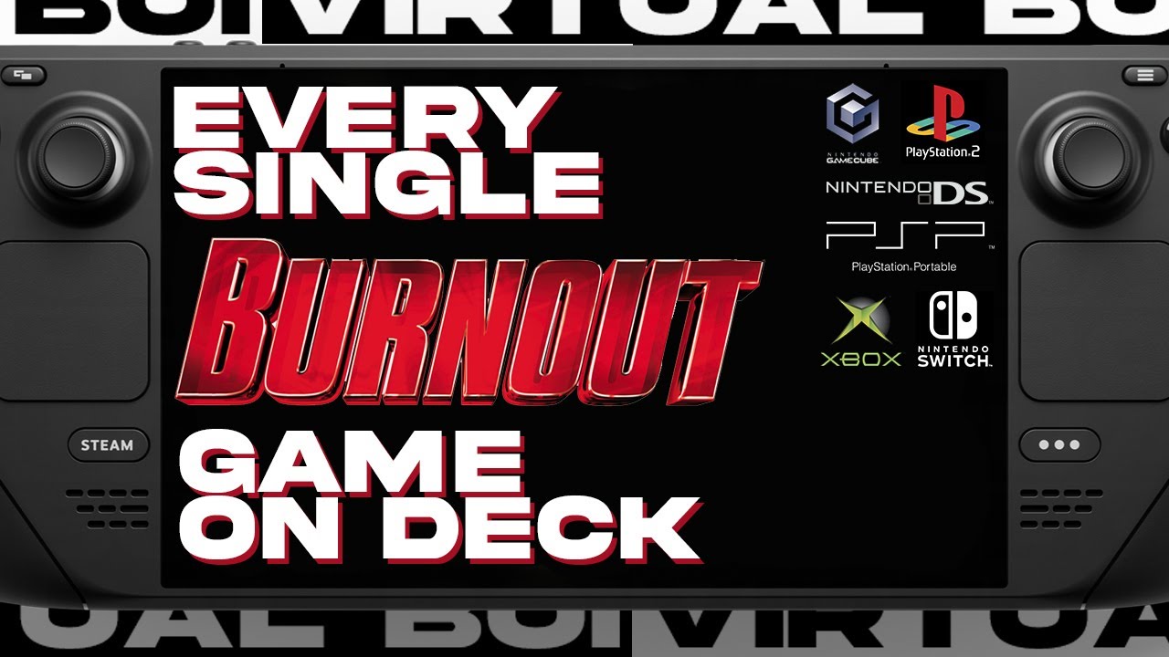 Обзор каждой игры BURNOUT в Steam Deck