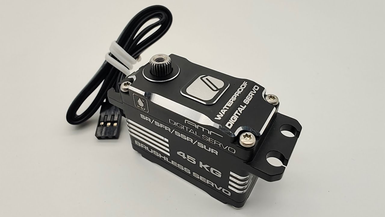 AMR Servos 45kg and 15kg Low Profile Servos speed test results.
