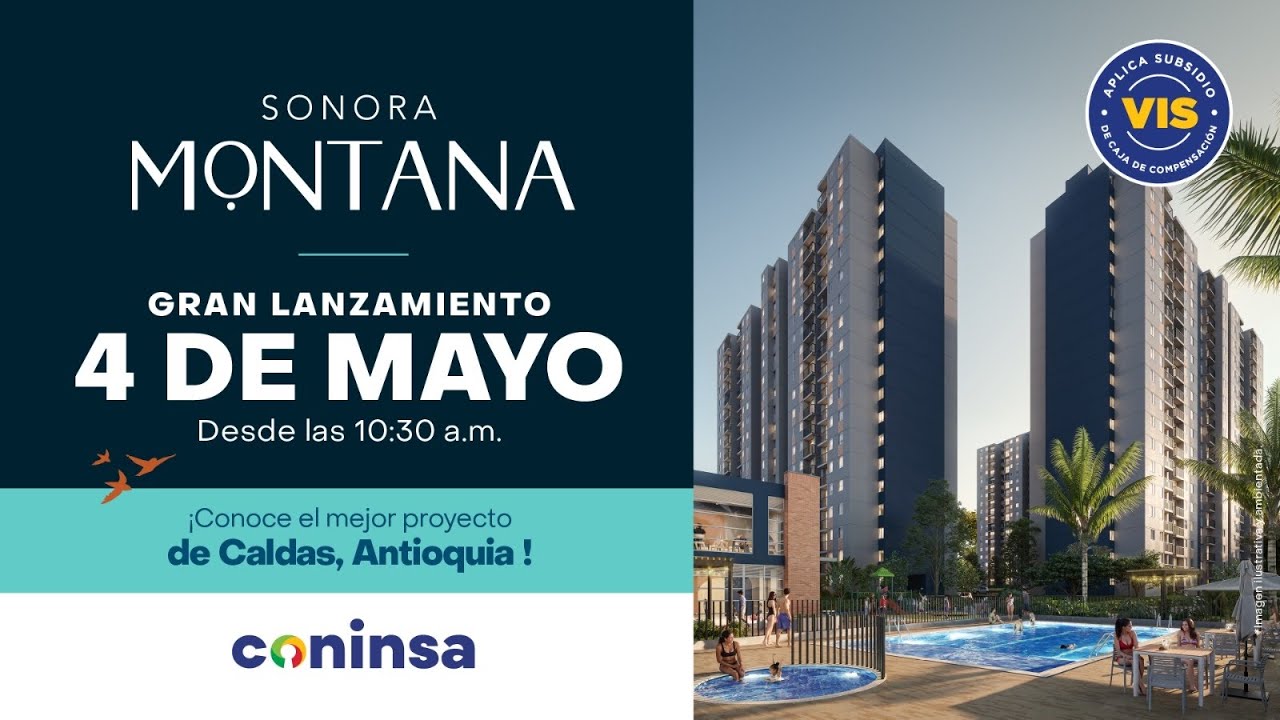 ¡Gran lanzamiento Sonora Montana! Tu nueva vivienda en Caldas, Antioquia.