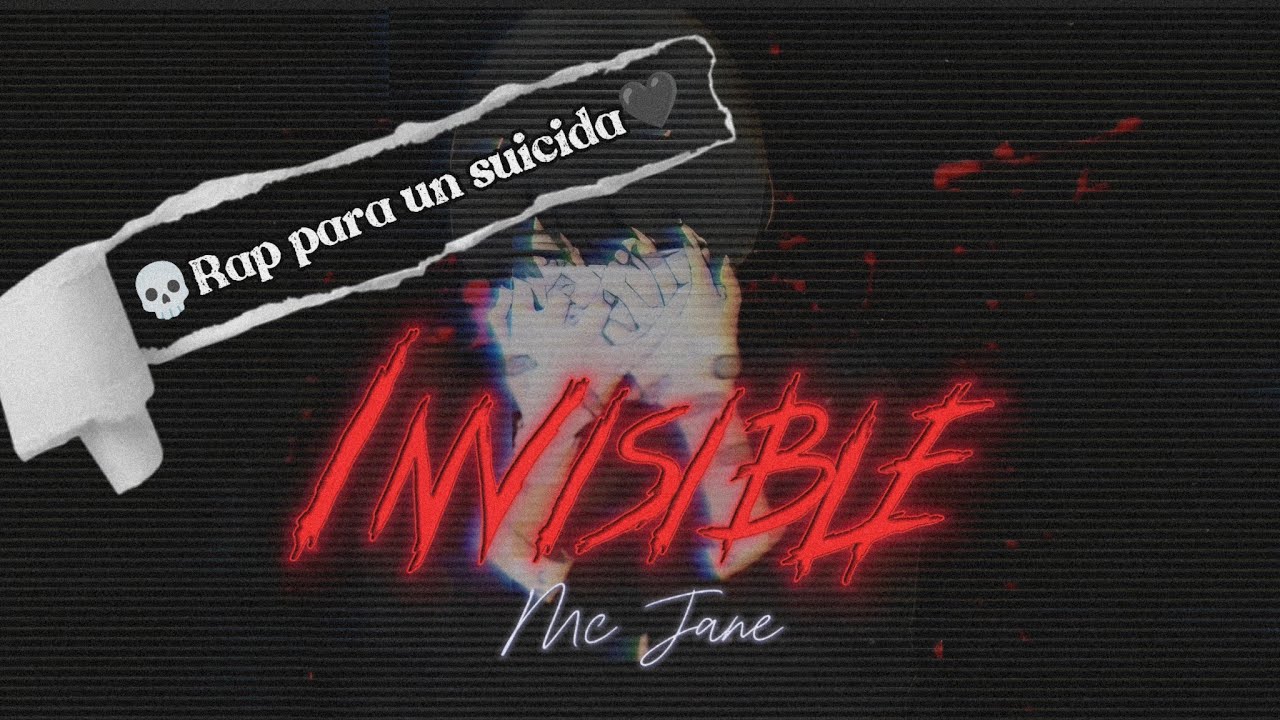 💊  INVISIBLE 💀[💔RAP DEPRESIVO /CANCI&Oacute;N PARA UN SUICIDA🖤]+[LETRA] 🎶MC JANE🎶✨ESPECIAL 1OK✨#depression