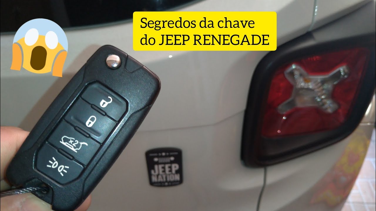 JEEP RENEGADE  Como Funciona a CHAVE MULTI FUNÇÕES 🤔