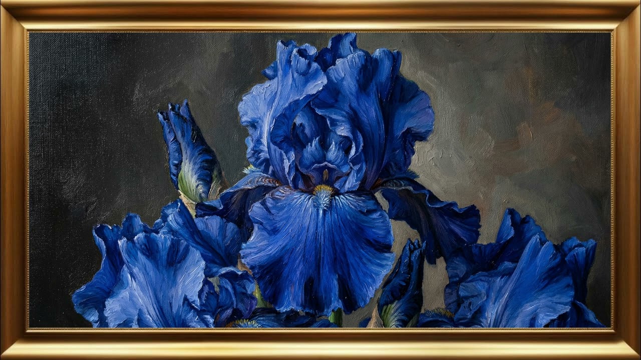 Luxury Floral Still Life Vintage Oil Painting | TV Art Screensaver for Home Decor | 1 HOUR 4K