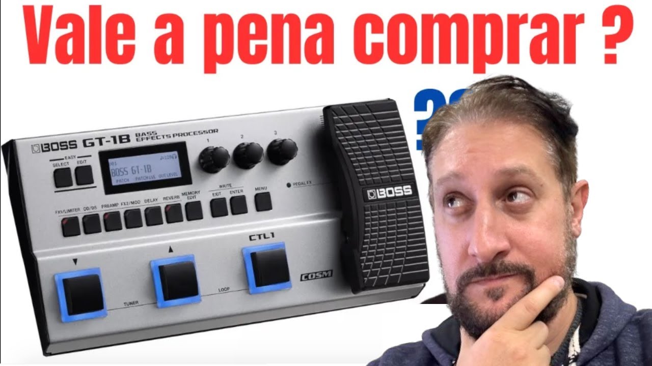 PEDALEIRA BOSS GT 1B - PEDALEIRA DE BAIXO DA BOSS - PEDALEIRA BOSS GT1B VALE A PENA? BOSS GT1B É BOA