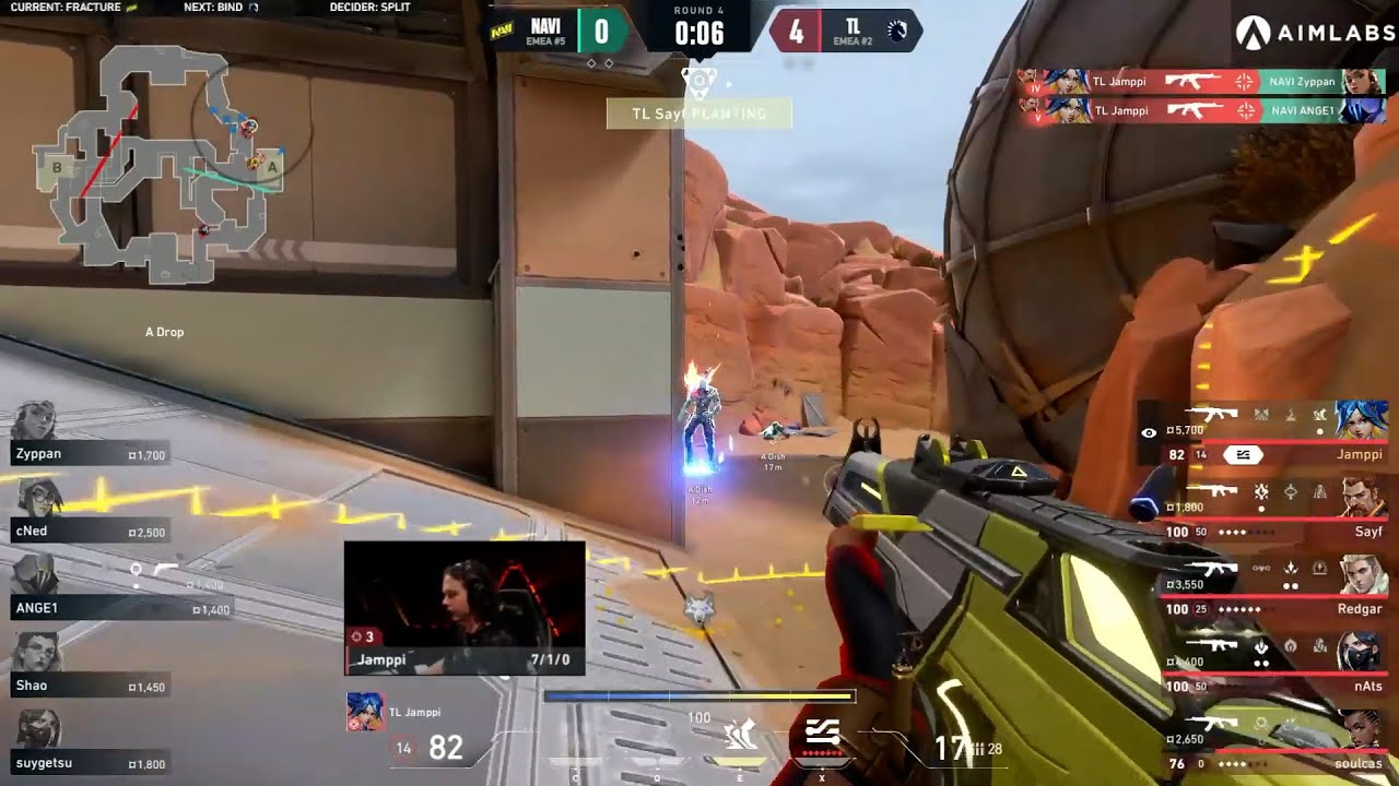 TL Jamppi with the FIRST ACE of VALORANT Champions 2023