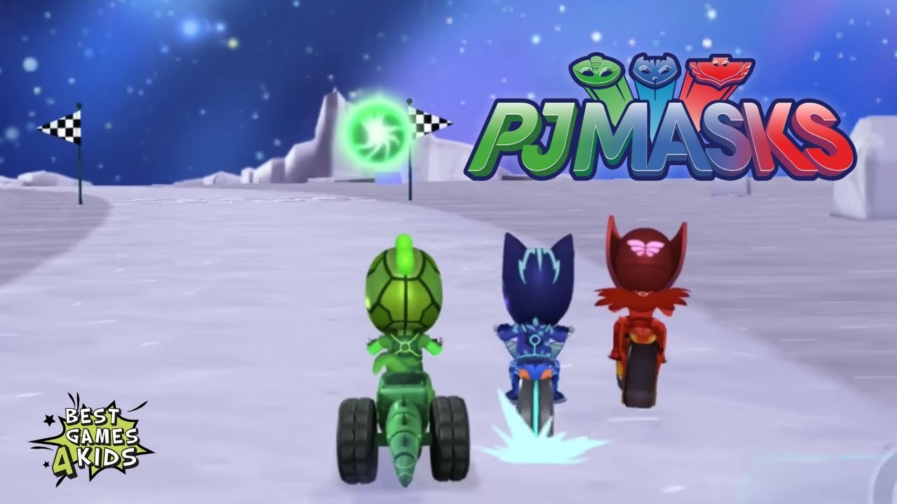 Race to the finish with the PJ Masks! | PJ Masks: Racing Heroes By Entertainment One