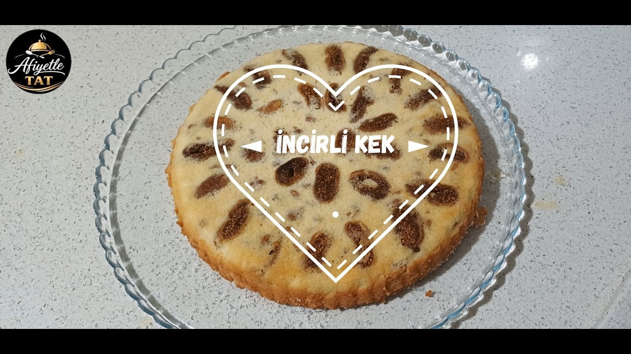 Kek Değil, Tatlı Gibi !😋 Karamel Şerbetli İncirle Efsane Kek !🤩