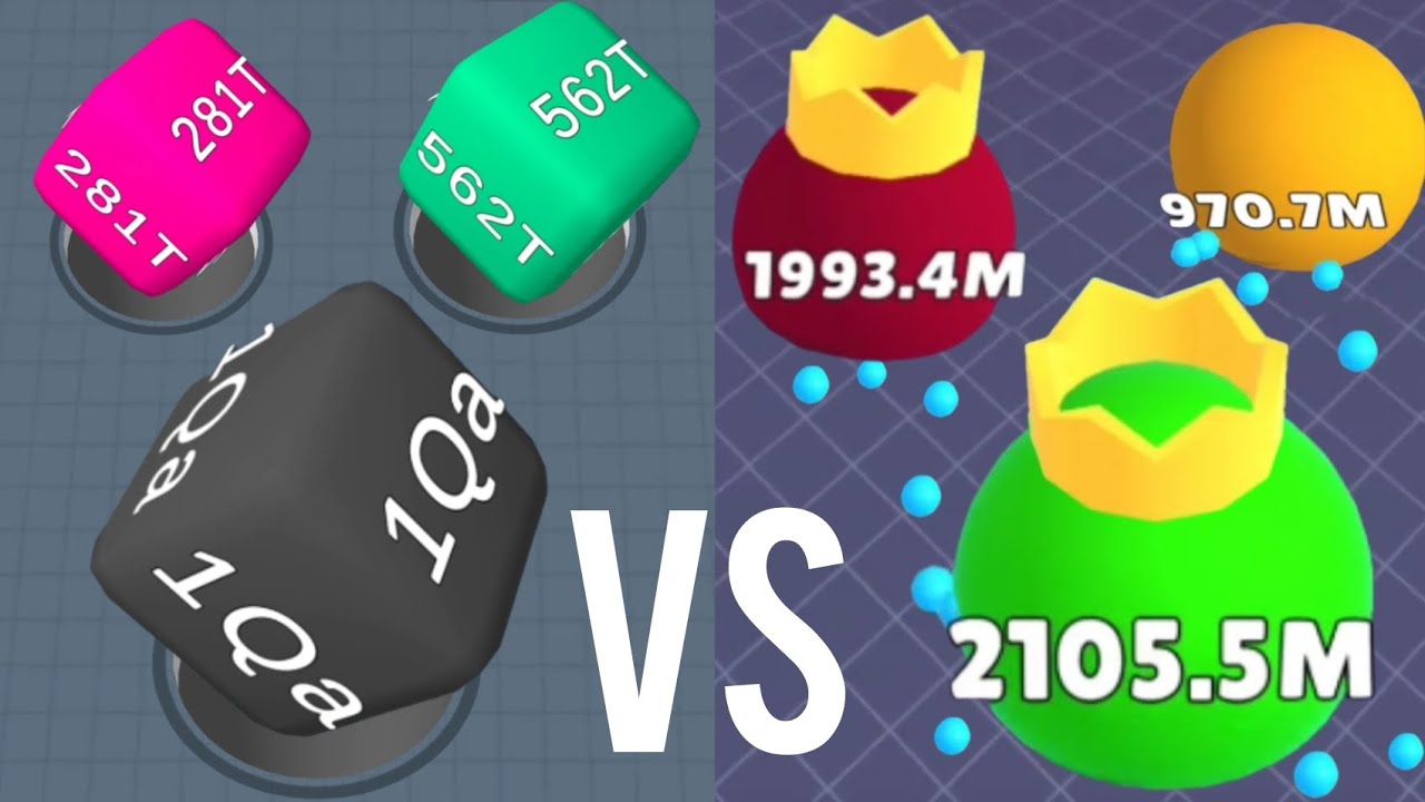 2048 Hole VS Balls io. Cube Ball