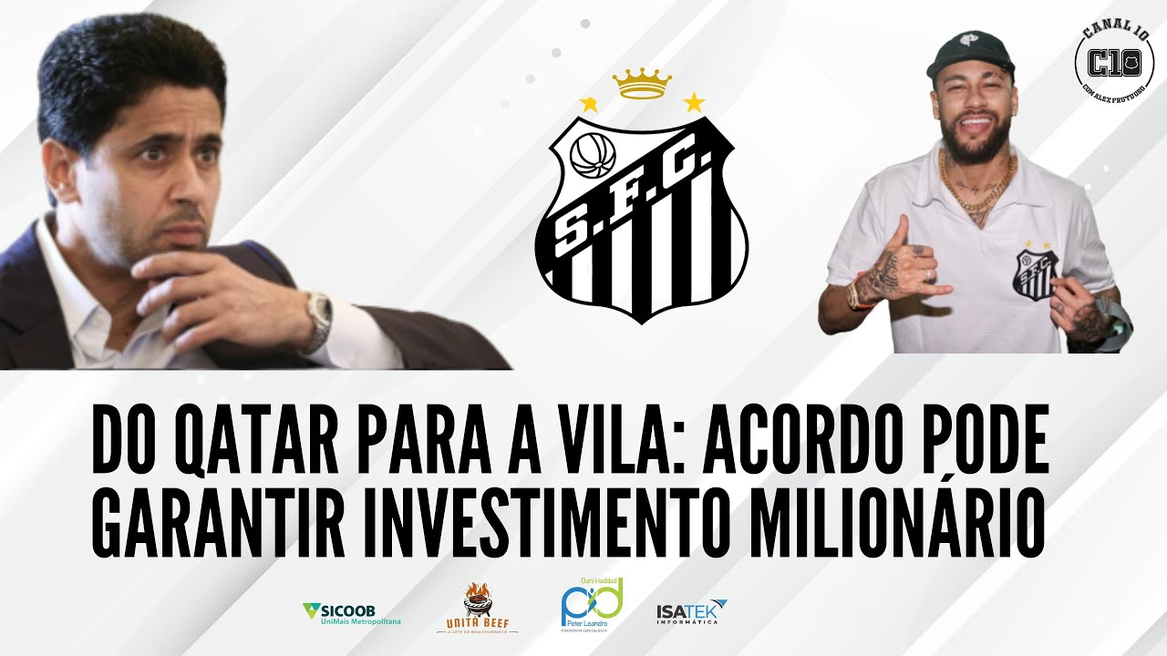 SANTOS NEGOCIA PARCERIA COM DONO DO PARIS SAINT-GERMAIN