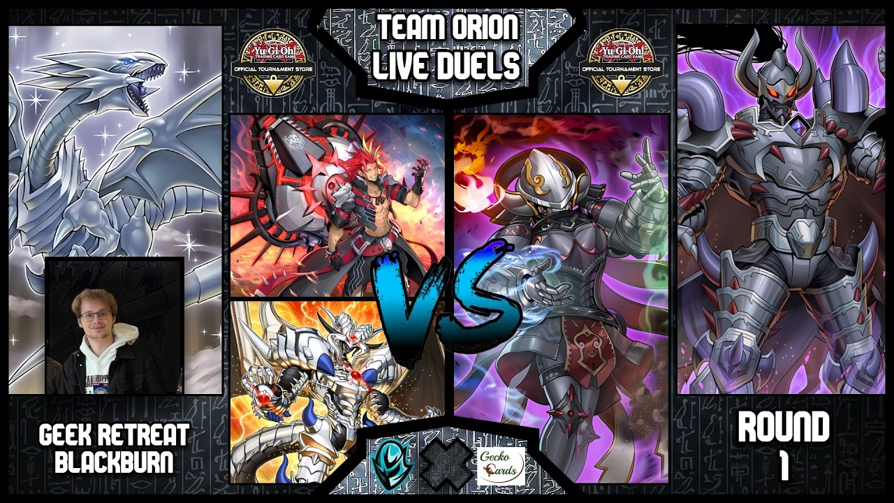 BLUE-EYES FIENDSMITH BYSTIAL vs MONARCH: Round 1 Team Orion Live Duels @ Geek Retreat Blackburn