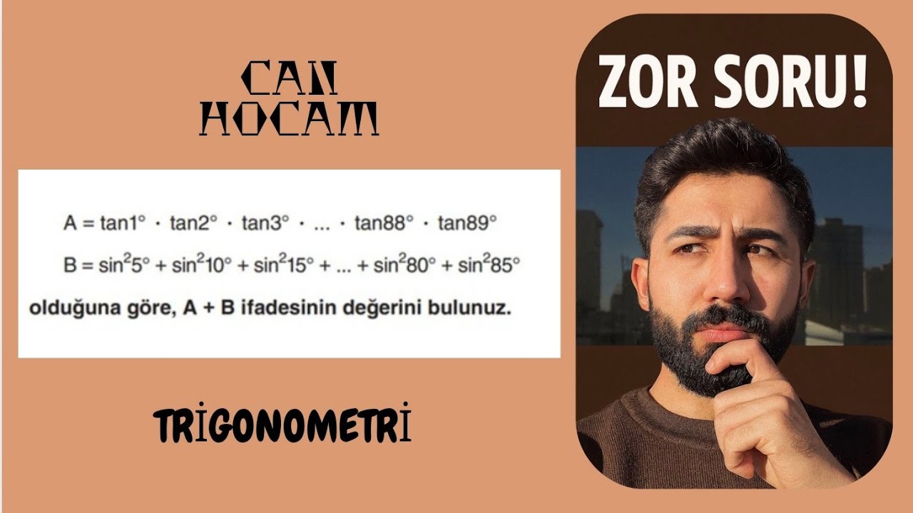 TRİGONOMETRİDEN GÜZEL SORU 