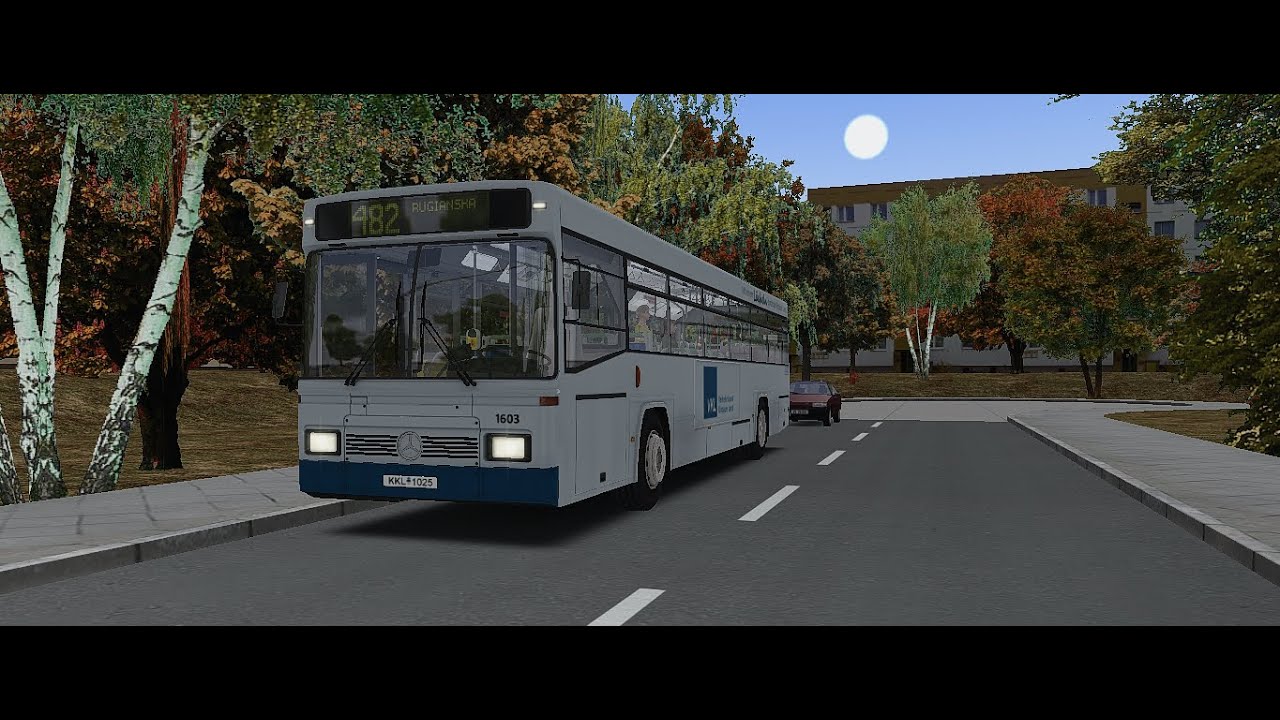 Omsi 2 Map Fikcyjny Szczecin Remi Mod Line 482 Nehringa-Rugianska Mercedes-Benz O405 Camus