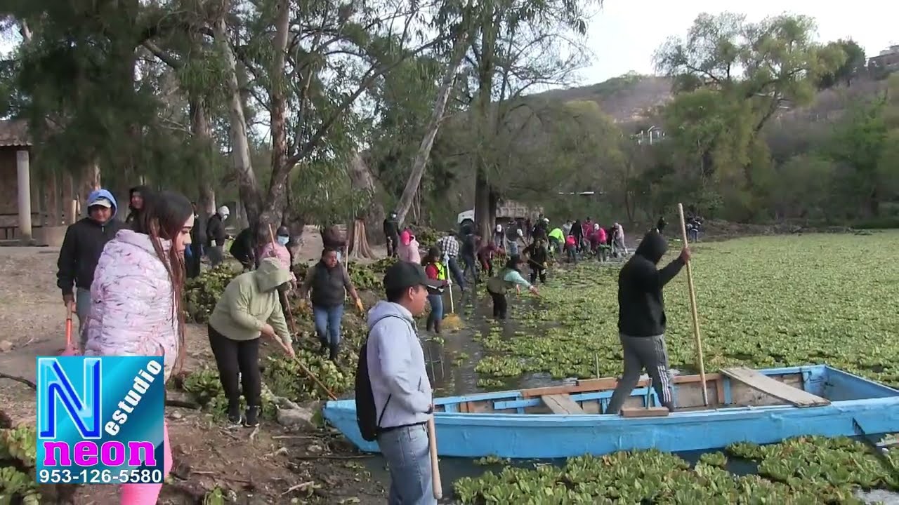 Asi se limpia la presa de Yosocuta Febrero 2026