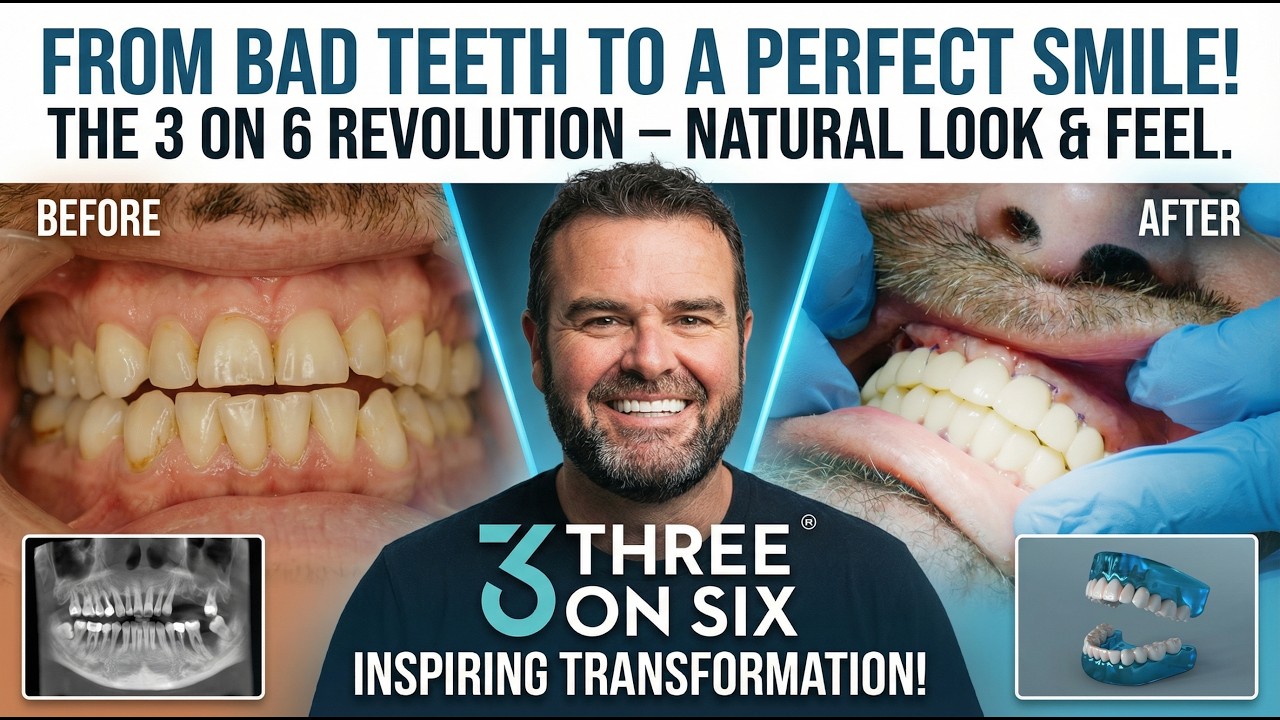 Bad Teeth to a Perfect Smile! The Revolutionary 3 on 6 is Game Changer!