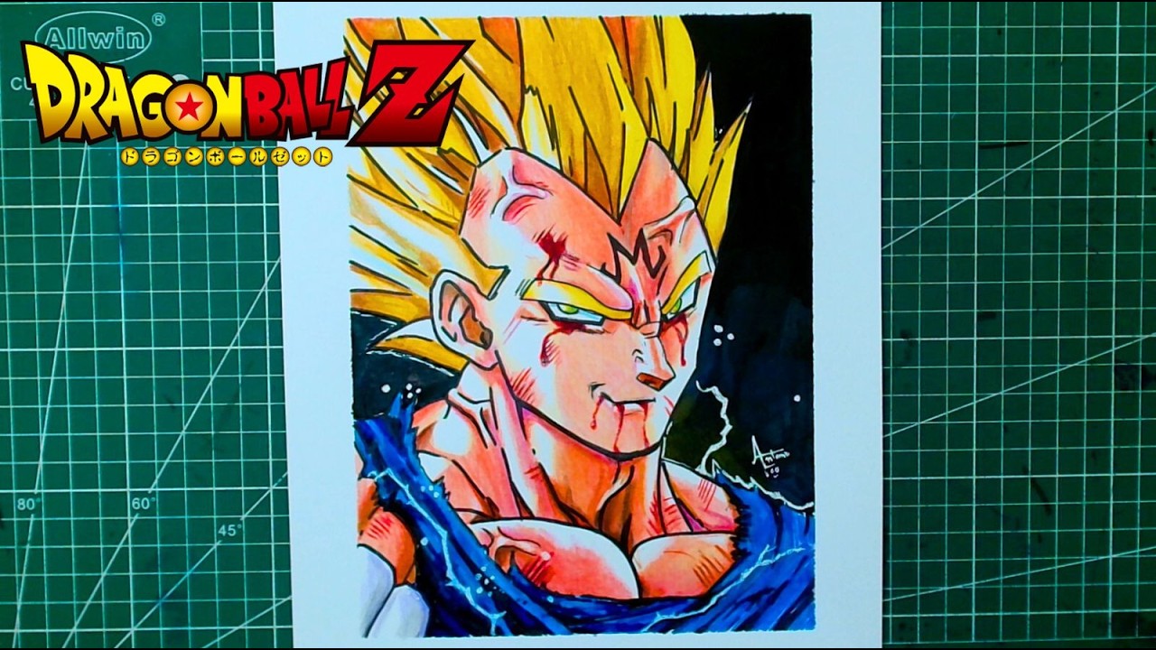 Como Desenhar Majin Vegeta - Muito Fácil