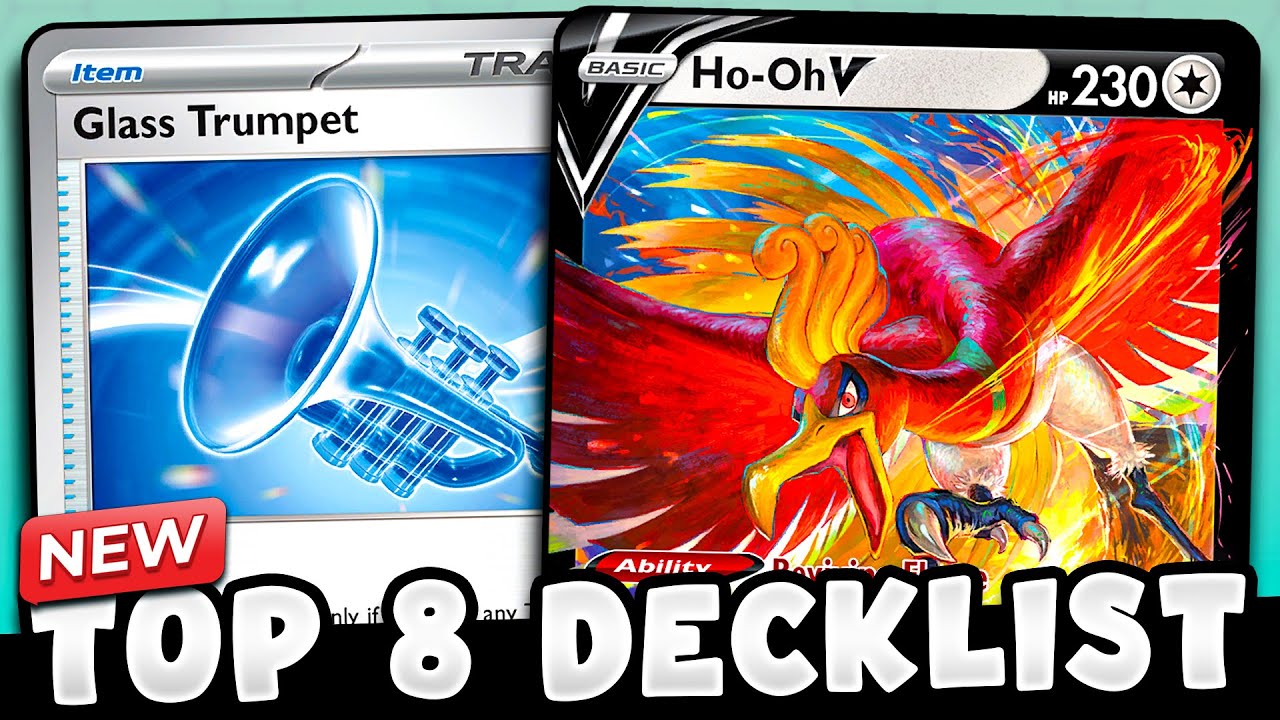 Ho-Oh V Got TOP 8 in a Tournament with Stellar Crown Cards!