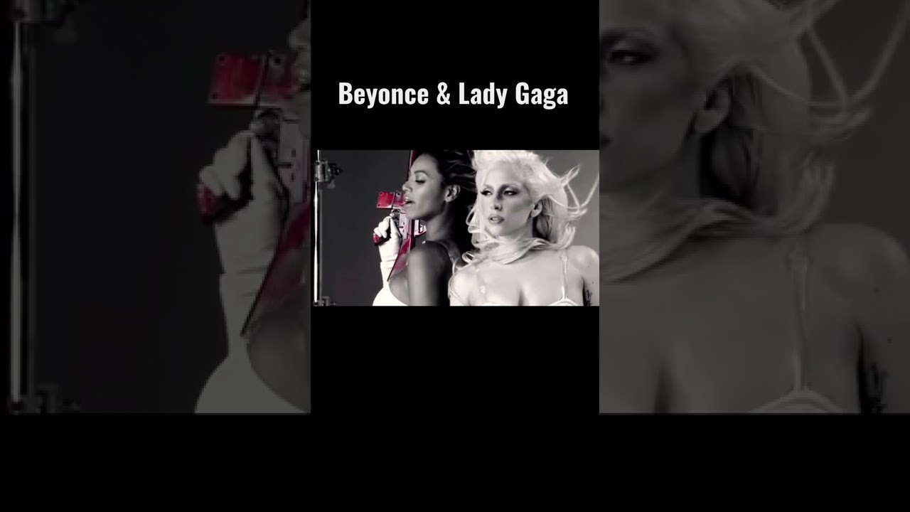 Beyonce & Lady Gaga Behind the Scenes (Video Phone) #ladygaga #beyonce