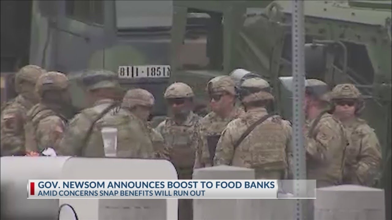 Governor Newsom announces boost to food banks amid government shutdown