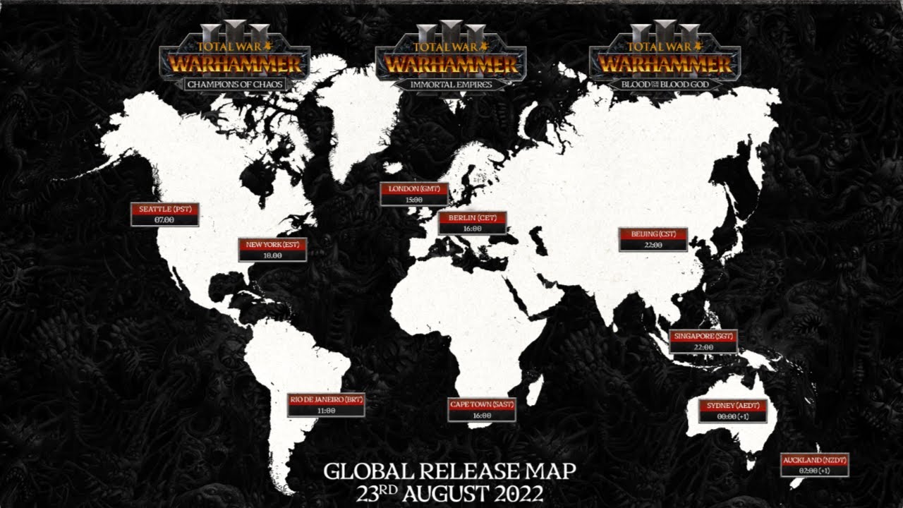 Warhammer 3: NA Players When They See The IE Release Times