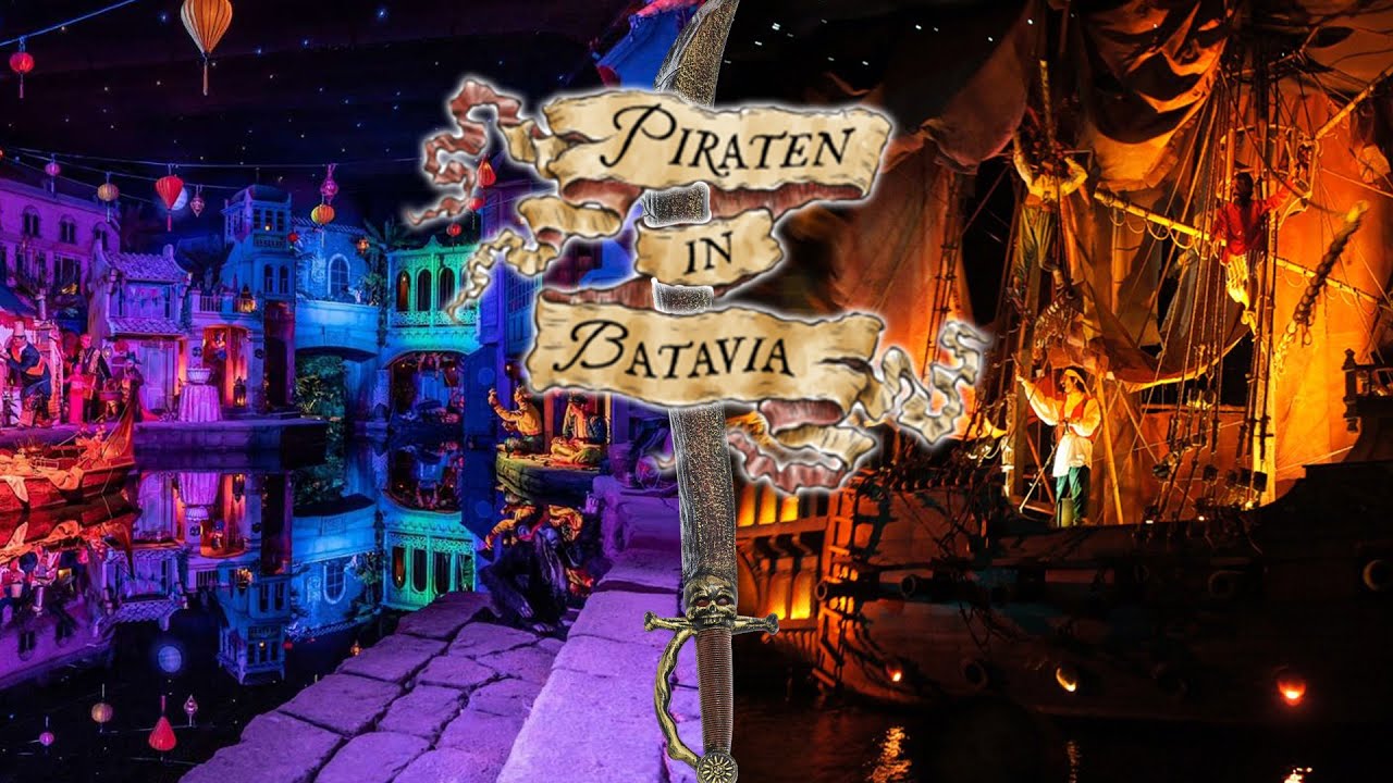 PIRATEN in BATAVIA ALT & NEU Splittscreen Onride🏴‍☠️🦦🌴 | ⭐️❗️LOW LIGHT • FULL POV❗️⭐️ | Europa Park