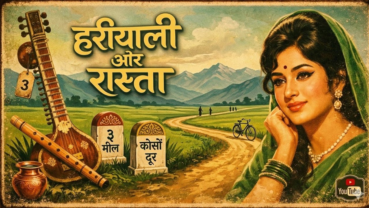 हरियाली और रास्ता | पुरानी यादों का गीत | Lata Style Classic Melody