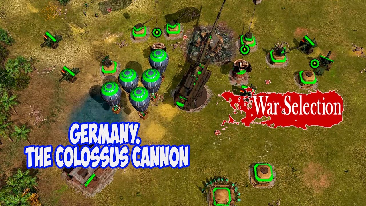 War Selection. Германия. Пушка Колосс. (Germany. The Colossus cannon.)