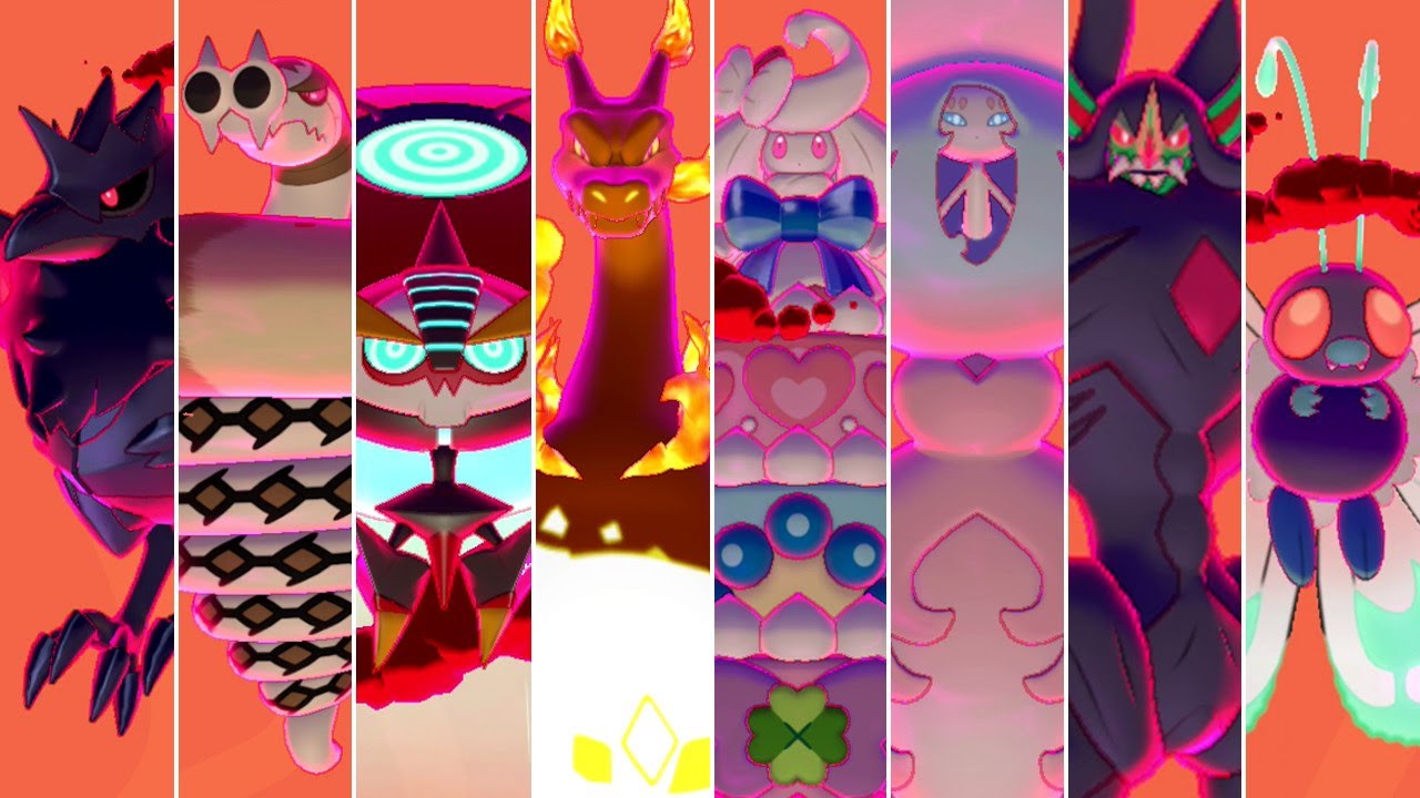 Pokémon Sword & Shield - All Gigantamax Raid Battles (Solo)